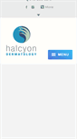 Mobile Screenshot of halcyonderm.com